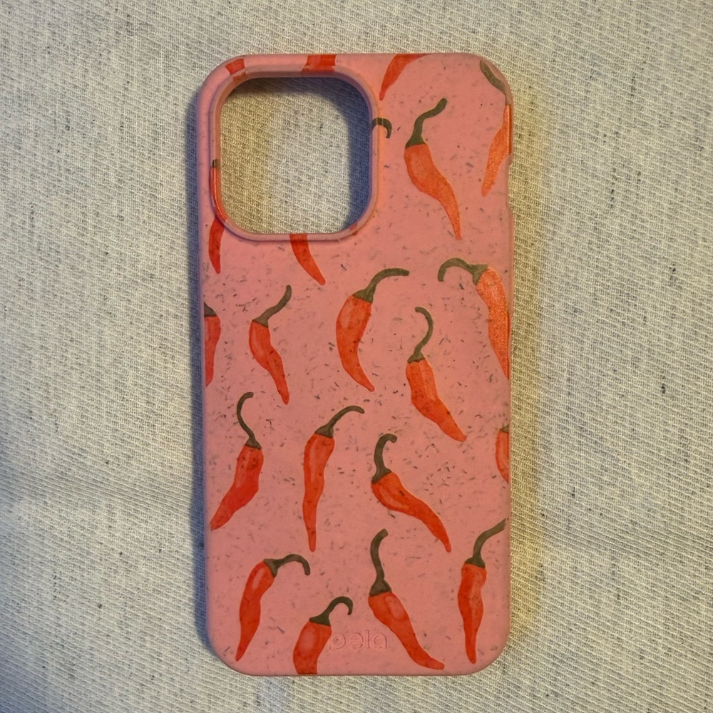 Pela Pink Chili Pepper iPhone 15 Pro Max Case